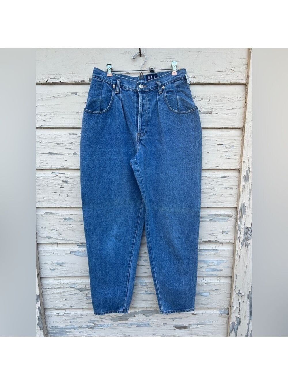 Vintage Gap RARE 90s 1990s 100% Cotton High Waisted Barrel Mom Jeans 13/14